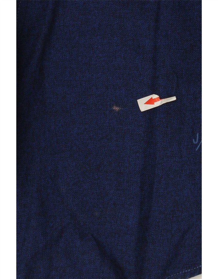 Jack & Jones Mens Shirt Large Navy Blue Cotton