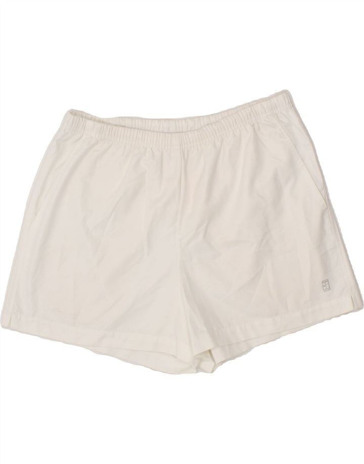 NIKE Womens Sport Shorts US 8/10 Medium White Polyester Vintage Nike and Second-Hand Nike from Messina Hembry 