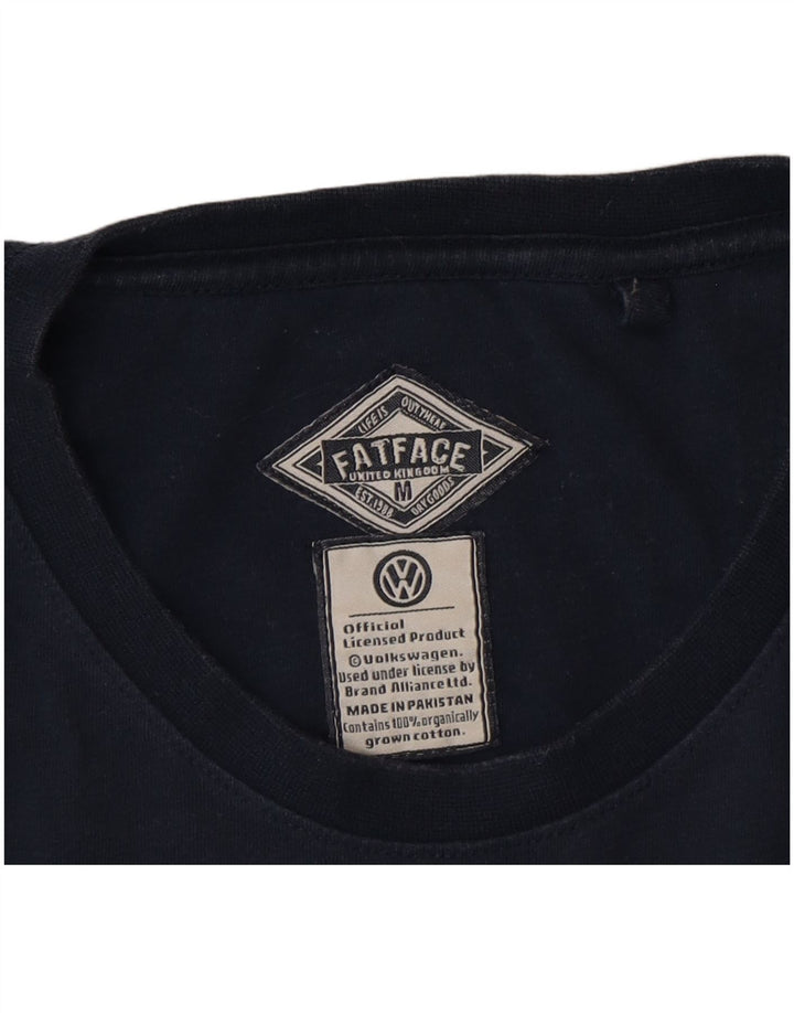 Fat Face Herre Volkswagen Graphic T-Shirt Top Medium Navy Blue Polyester