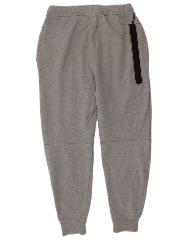 Nike Mens Tracksuit Trousers Joggers Small Grey Colourblock Cotton