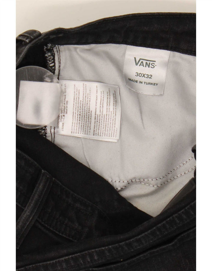 Vans Herre Bootcut Jeans W30 L32 Sort Bomuld
