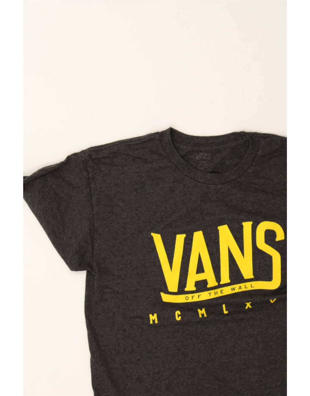 VANS Mens Graphic T-Shirt Top XS Grey Flecked Cotton Vintage Vans and Second-Hand Vans from Messina Hembry 