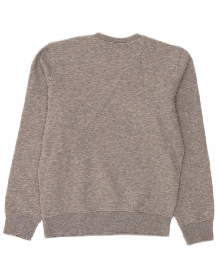 Rifle Herre Grafisk Sweatshirt Jumper Lille Grå Flecked Bomuld