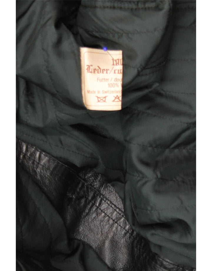 Vintage herre læderfrakke UK 38 Medium Black