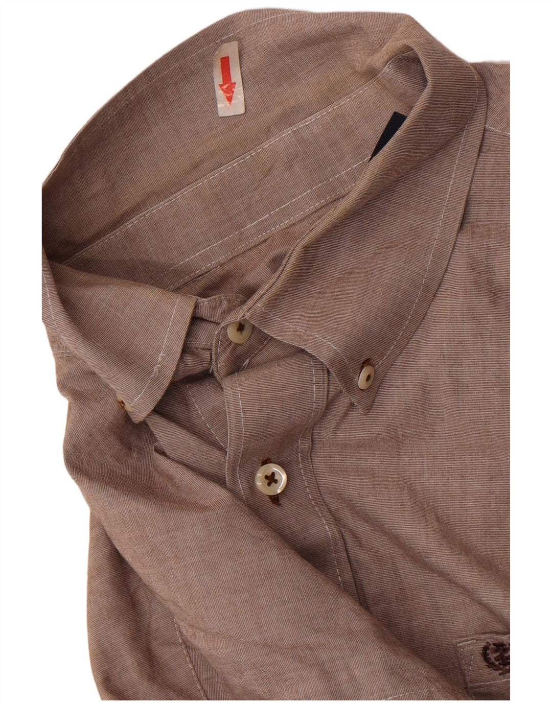 Izod herreskjorte medium brun bomuld