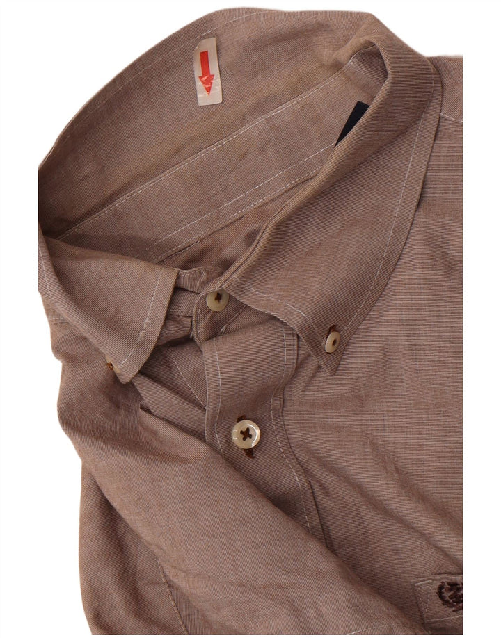 Izod herreskjorte medium brun bomuld