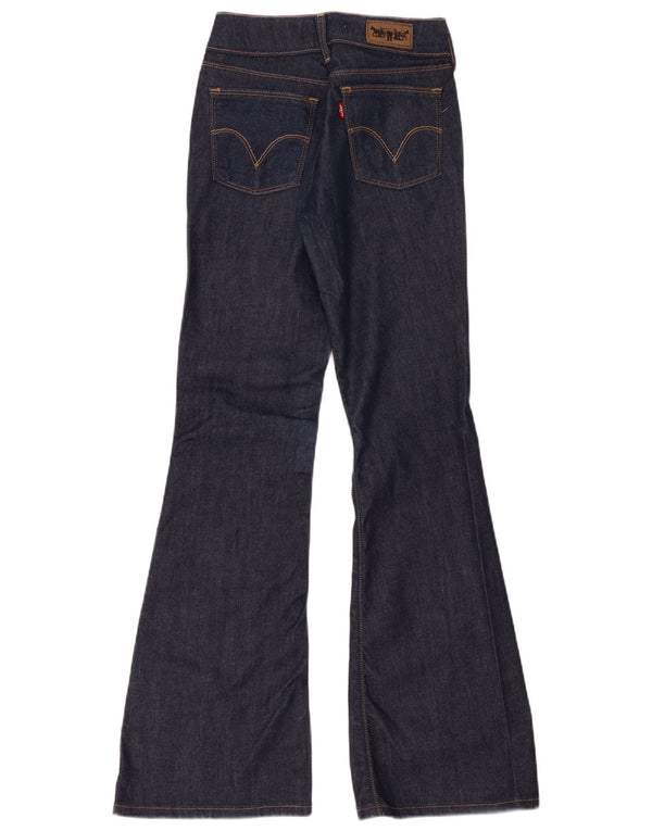 Levi's Dame 479 Booty Flared Jeans W27 L34 Marineblå Bomuld
