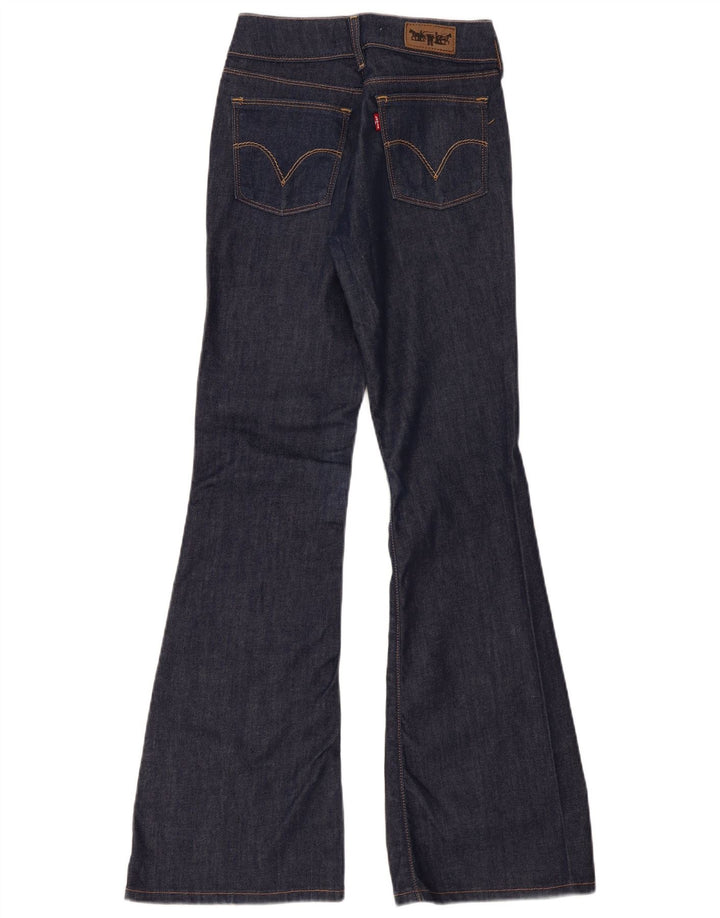 Levi's Dame 479 Booty Flared Jeans W27 L34 Marineblå Bomuld