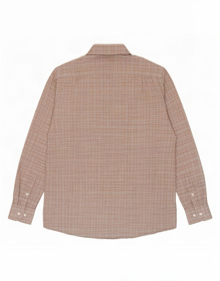Massimo Dutti herreskjorte lille grå ternet linned