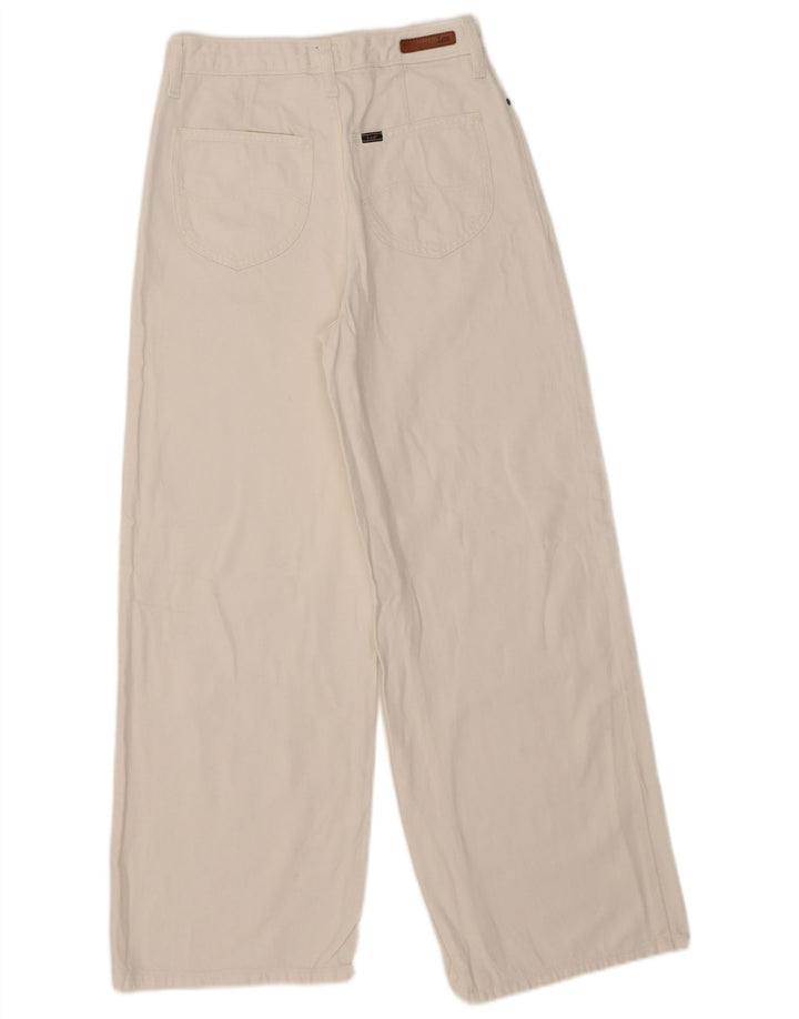 LEE Dame Stella Jeans med brede ben W27 L27 Hvid Bomuld
