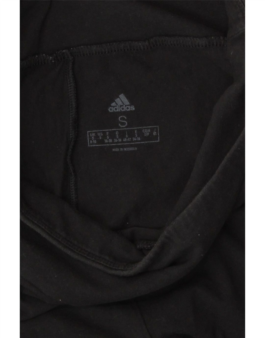 Adidas Dame Grafiske Leggings UK 8/10 Small Black Bomuld
