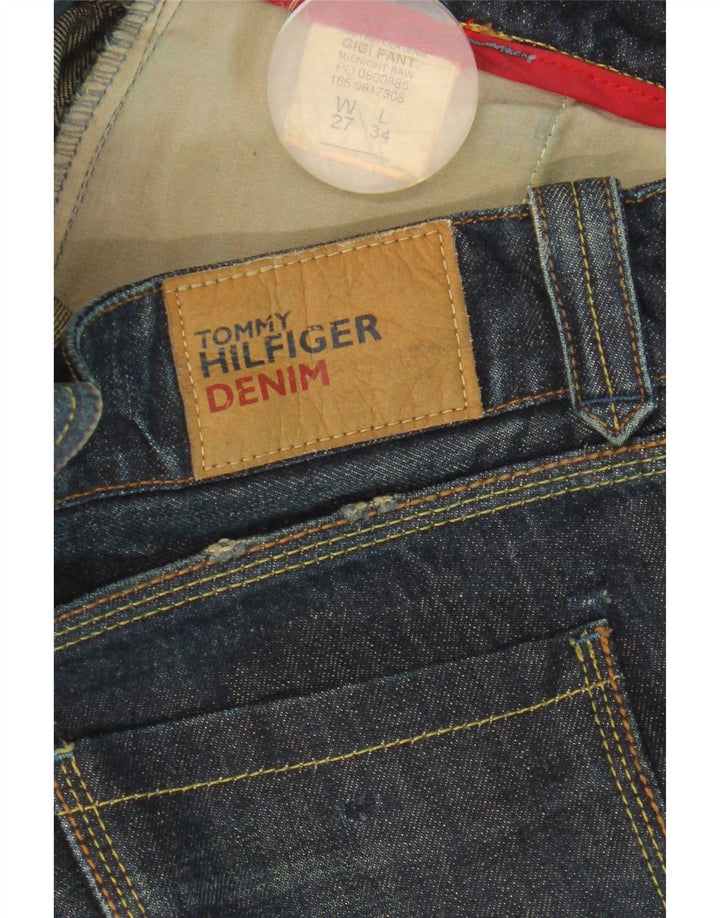 Tommy Hilfiger lige jeans til kvinder W27 L34 blå bomuld
