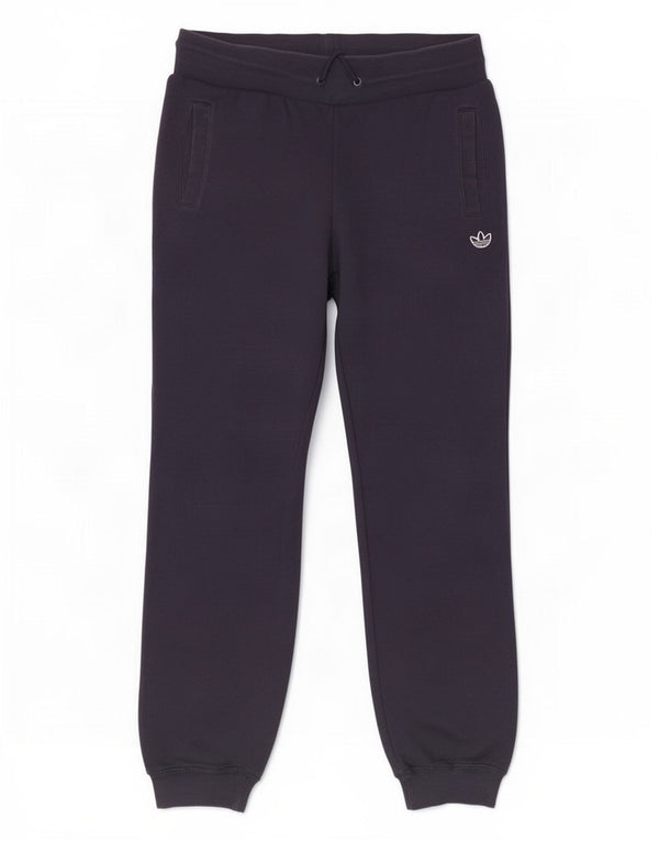 Adidas Dame træningsdragt Bukser Joggers UK 10 Small Navy Blue Cotton