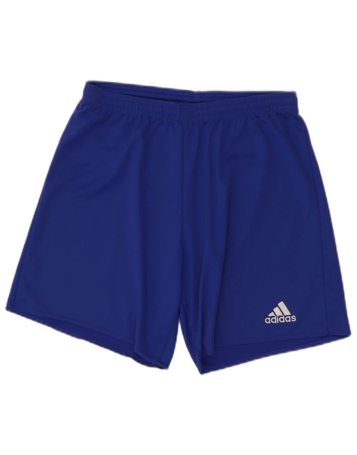 ADIDAS Herre Climalite Sportshorts Medium Blue Polyester