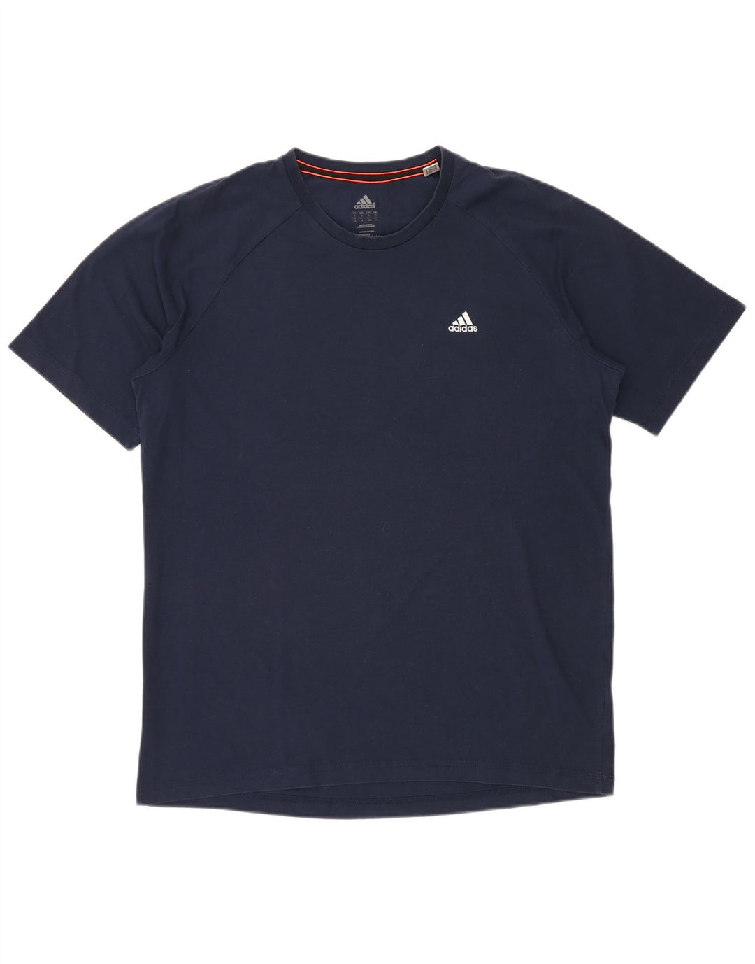ADIDAS Herre Climalite T-Shirt Top Stor Marineblå