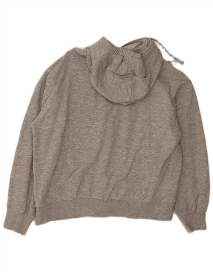 Zara Oversized hættetrøje til kvinder DK 14 Medium Grå Flecked