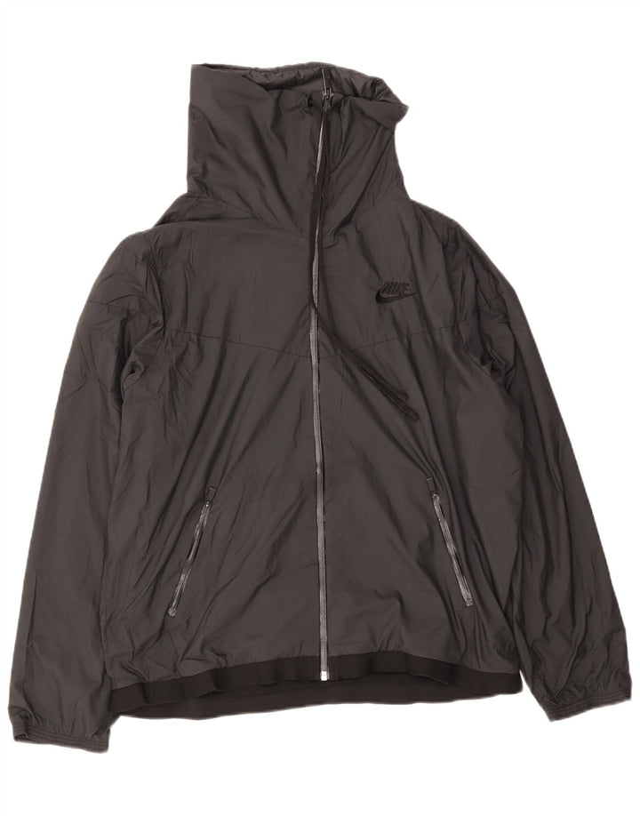 Nike Træningsdragt til mænd Topjakke UK 39/41 Medium Sort Polyester