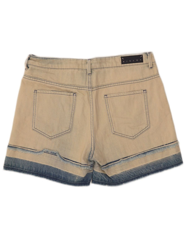 Sisley Dame denim Shorts W28 Medium Beige Bomuld