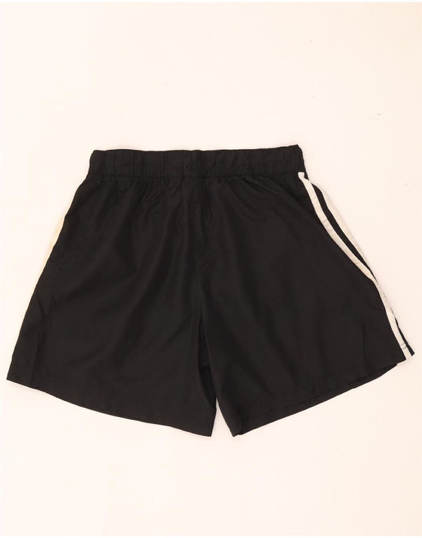Adidas Womens Sports Shorts UK 14 Medium Black Polyester