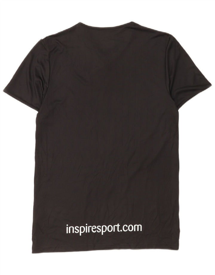 Adidas Herre Climalite grafisk T-shirt top lille sort polyester
