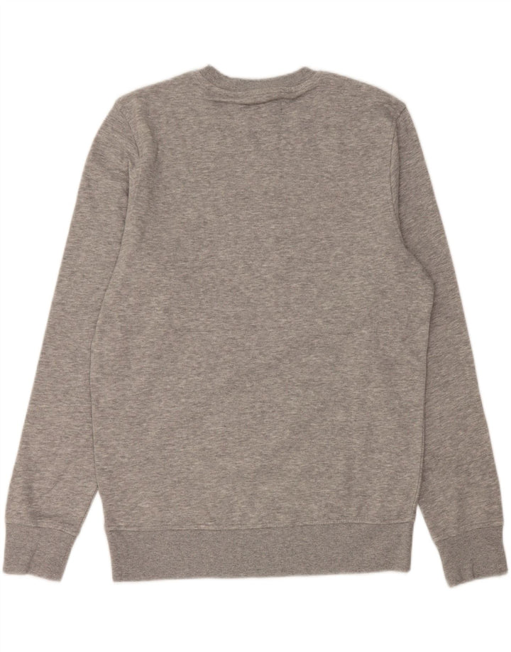 JACK & JONES Grafisk sweatshirt til mænd Medium Grå Flecked Bomuld