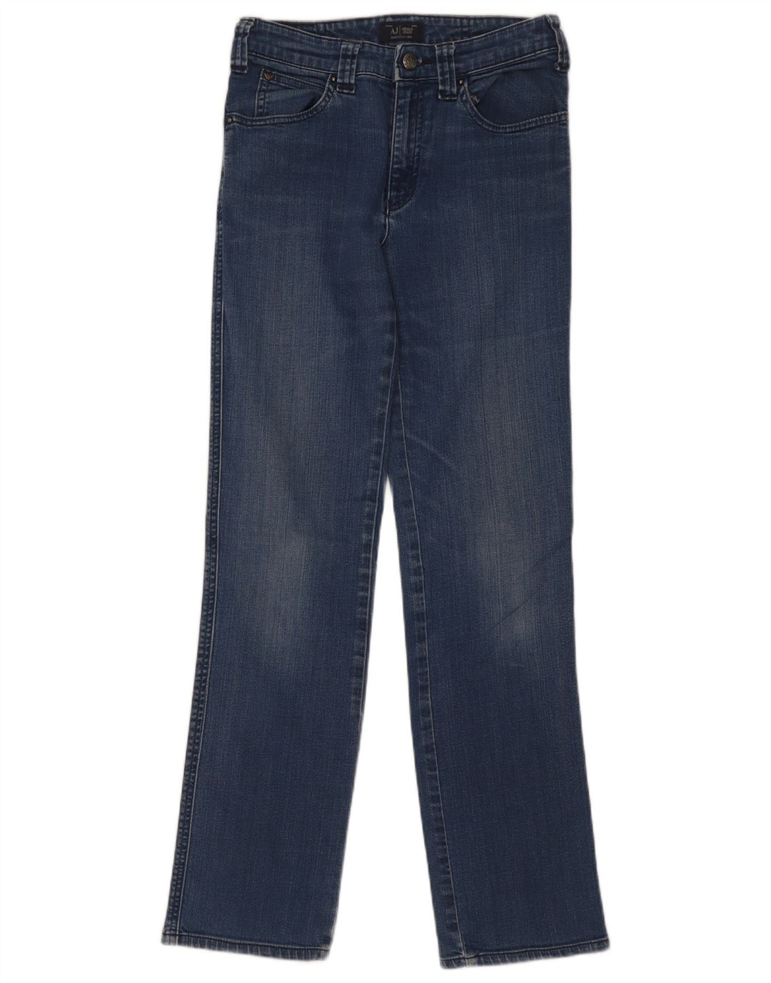Armani Dame Straight Jeans W27 L27 Blå