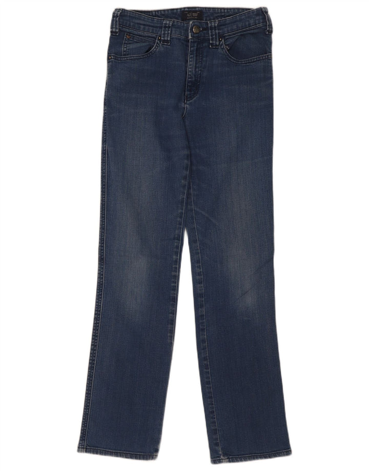 Armani Dame Straight Jeans W27 L27 Blå