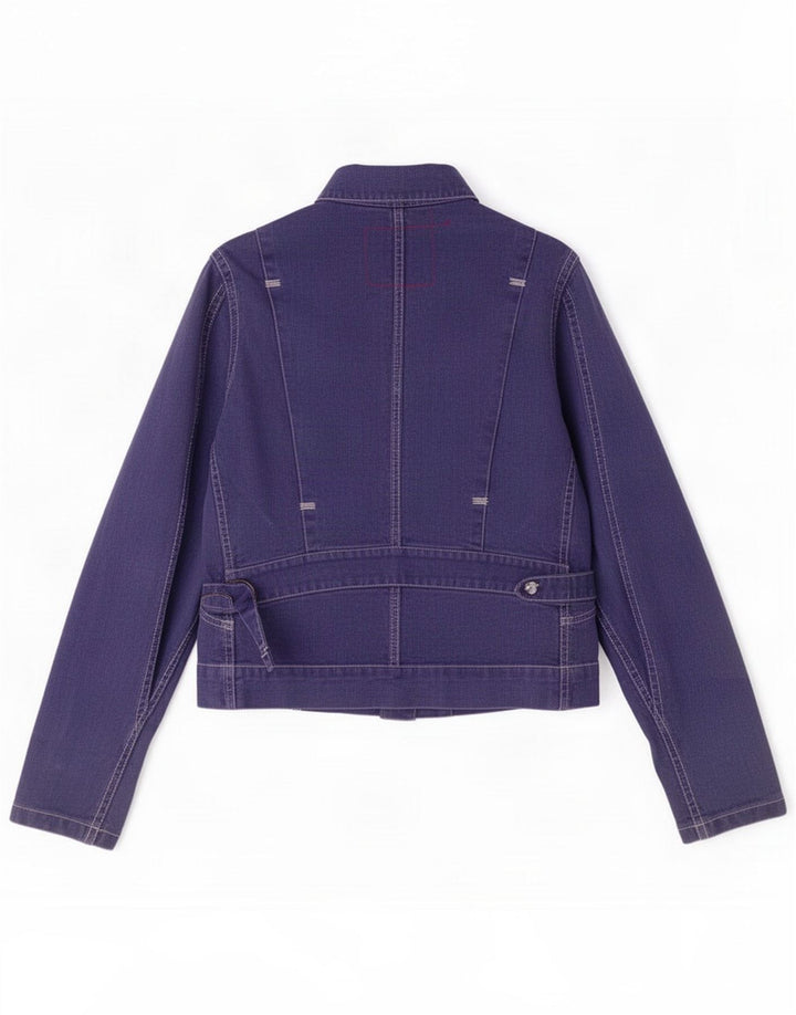 Levi's Dame denimjakke UK 14 Medium Lilla Bomuld