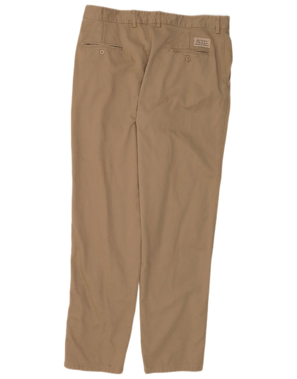 Avirex Mens Tapered Chino Trousers W38 L35 Beige Cotton
