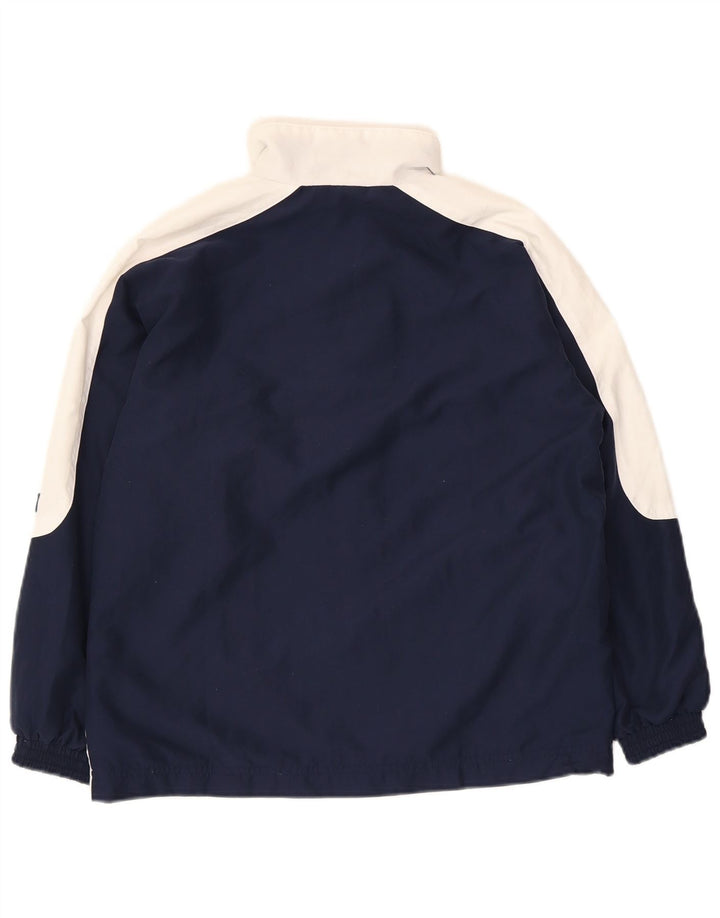 Ellesse Boys Anorak Jacket 10-11 Years Medium Navy Blue Colourblock