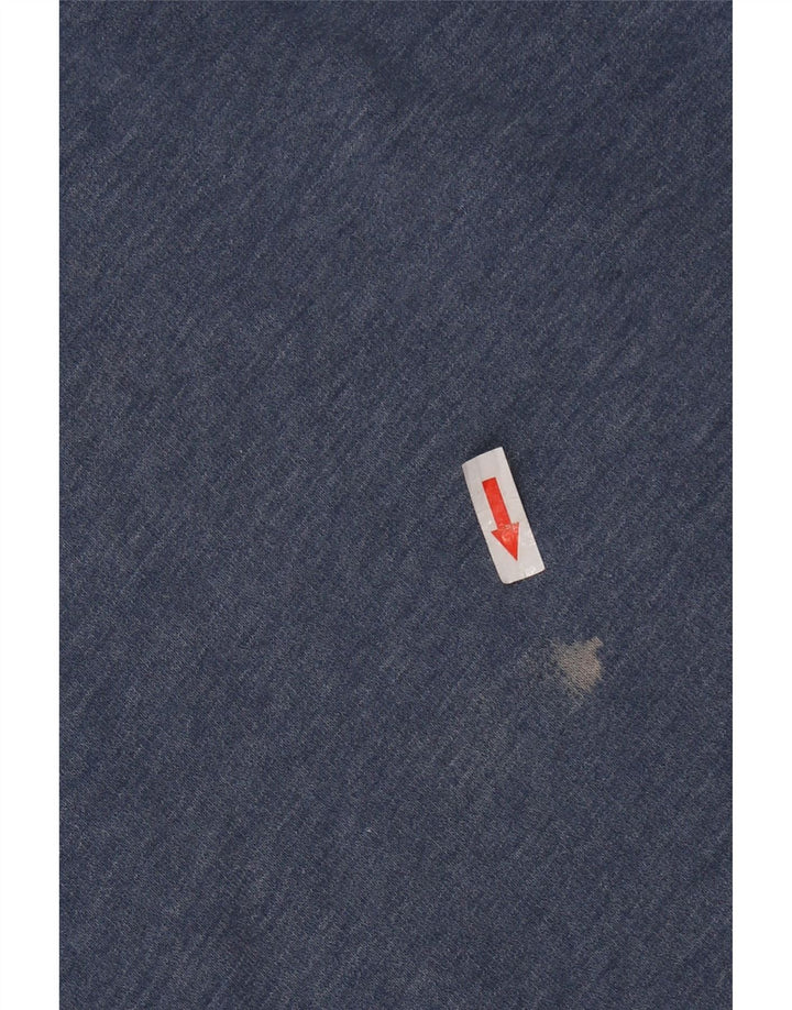 WEIRD FISH Herre grafisk knap hals sweatshirt jumper lille marineblå