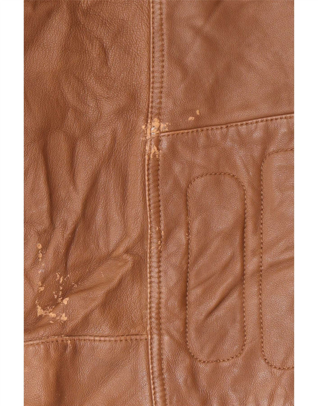 Hugo Boss Herre Læder Biker Jacket UK 36 Lille Brun