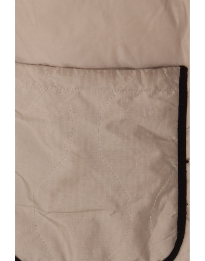 Ted Baker piger grafisk hætte polstret frakke 9-10 år beige polyester