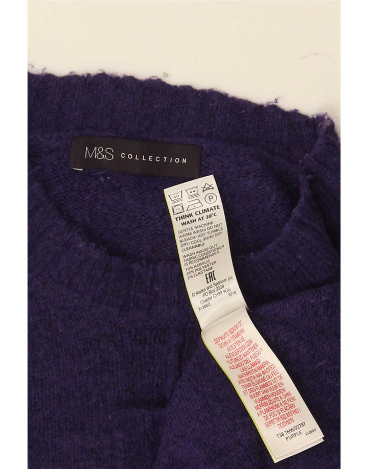 Marks & Spencer Dame sweater med rund hals DK 10 Lille lilla
