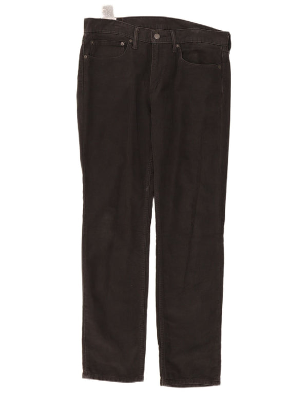 Levi's Herre 511 Slim Jeans W34 L32 Grå Bomuld