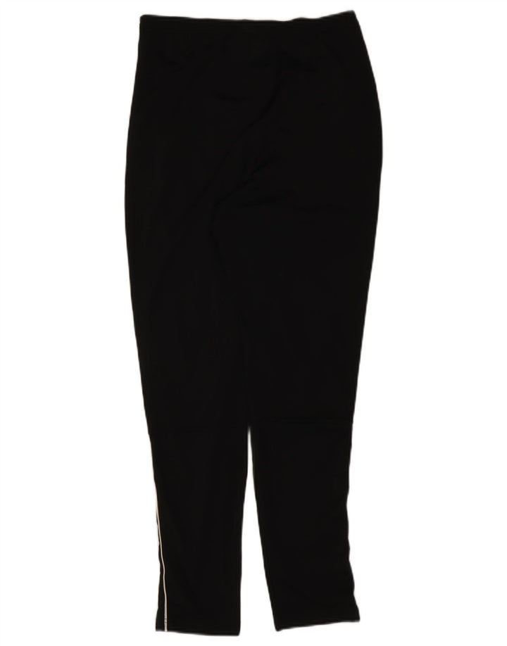 Nike Dame Dri Fit træningsdragt Bukser UK 12 Medium Sort Polyester