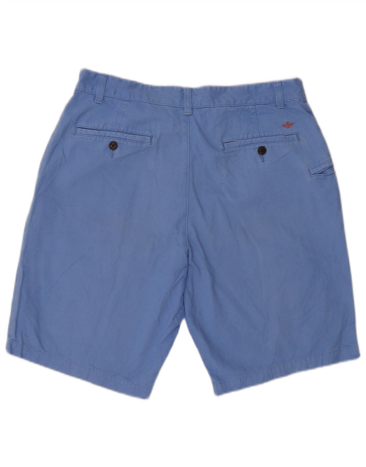 Dockers Herre Cargo Shorts W34 Large Blue Cotton