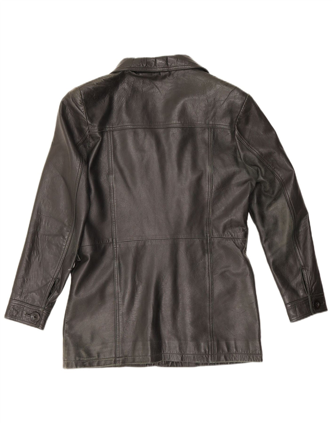 Matinee Dame Læderjakke UK 14 Medium Sort