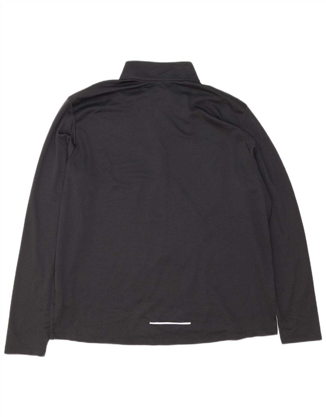 Nike Herre Dri Fit Pullover med lynlås-hals træningsdragt Top 2XL sort polyester