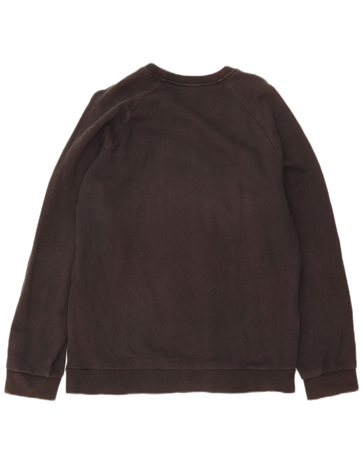 Adidas Grafisk Sweatshirt Jumper Medium Sort Bomuld