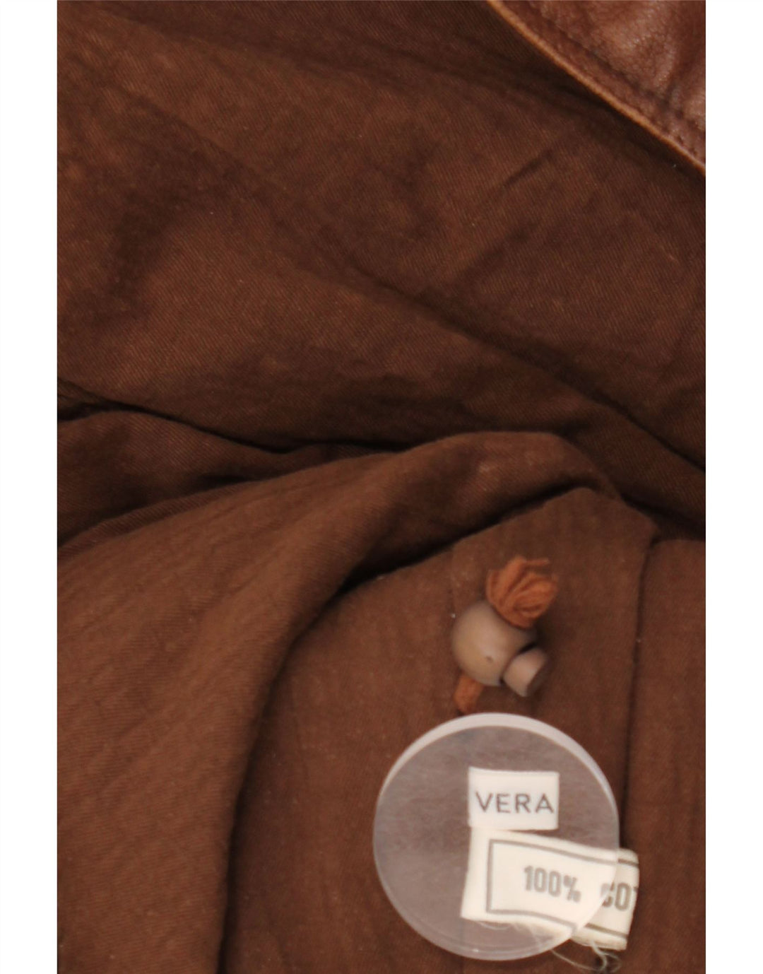 VINTAGE Herre læderjakke UK 42 XL Brunt læder