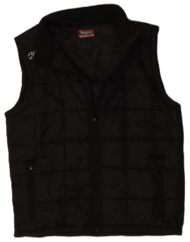 Kappa Herre Polstret Gilet UK 40 Large Black Polyester