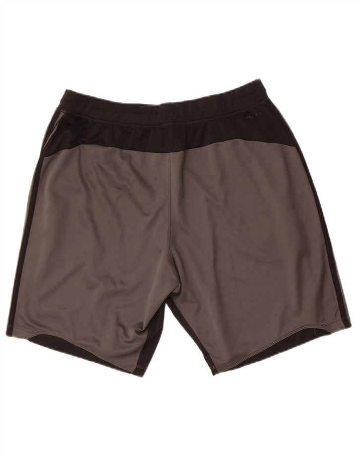 Adidas Aeroready Sportsshorts til mænd mellemgrå Colourblock Polyester