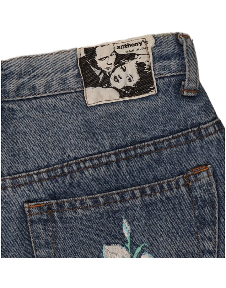 Vintage koniske jeans til kvinder W26 L27 blå