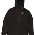 Adidas Hættetrøje med lynlås til mænd mellem sort polyester