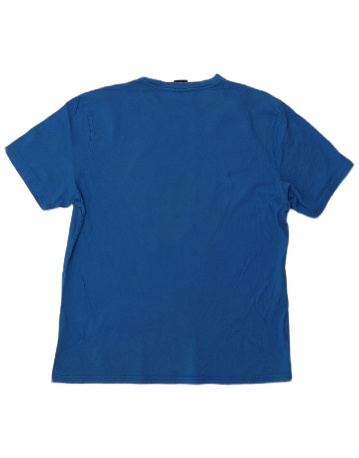 NORTH SAILS Herre Regular Fit Grafisk T-Shirt Top Lille Blå Bomuld