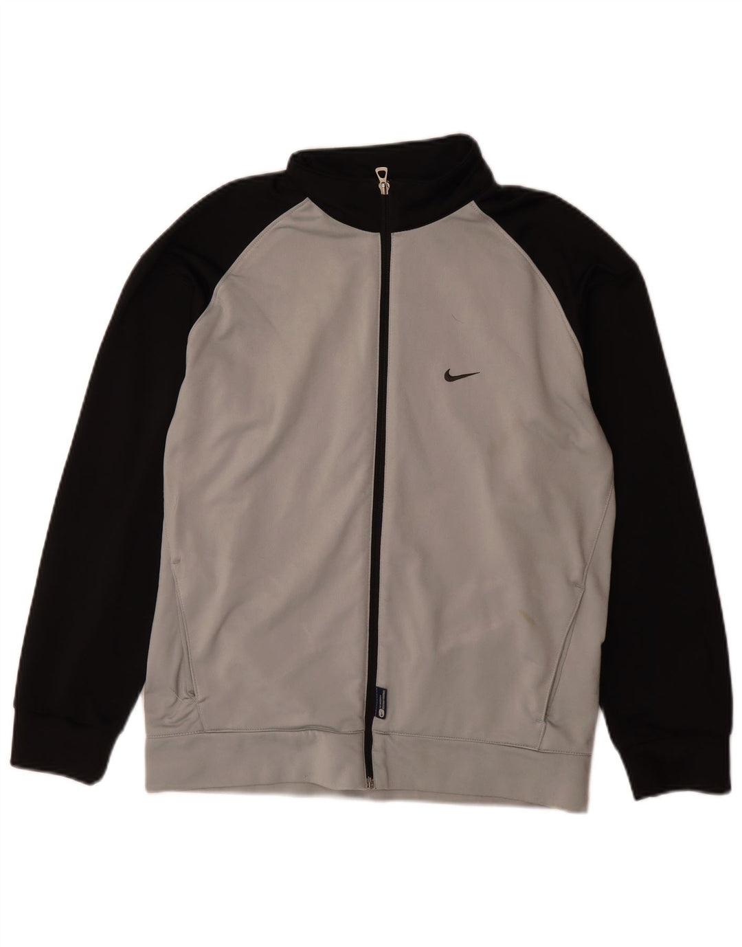 NIKE drenge grafisk træningsdragt topjakke 13-14 år XL grå farveblok