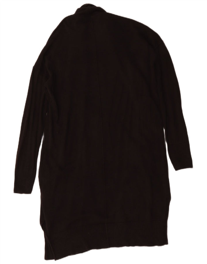 J. Crew Womens Longline oversized cardigan sweater UK 10 Small Black