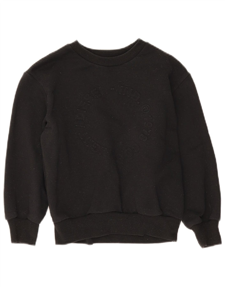 Diesel Drenge Grafisk Sweatshirt Jumper 7-8 år Sort Bomuld