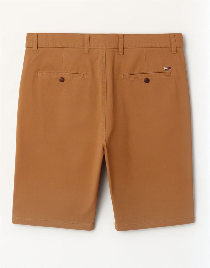 Tommy Hilfiger Herre Chino Shorts Medium W32 Brun Bomuld